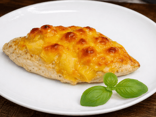 Філе курки з ананасами під сиром