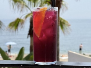 Homemade Blackberry Fizz Lemonade