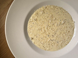 Risoni with cheese sauce