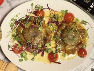 Grilled artichokes with citrus sauce