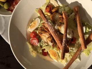 Warm chicken salad with parmesan 24 months