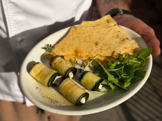 Involtini with cream cheese