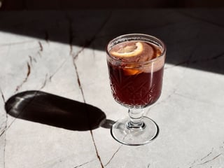 Глінтвейн малиновий з білого вина