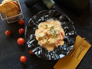 Лосось у вершковому соусі