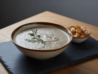 Грибний крем-суп з трюфельною олією