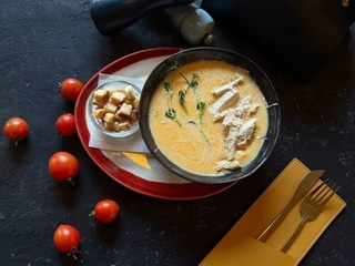 Крем-суп сирний