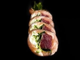 Futomaki bez ryżu Łosoś, Tuńczyk 