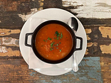 Tomatová polévka s těstovinami
