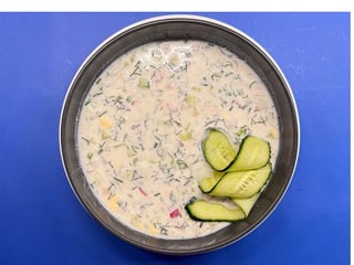 Окрошка з індичкою