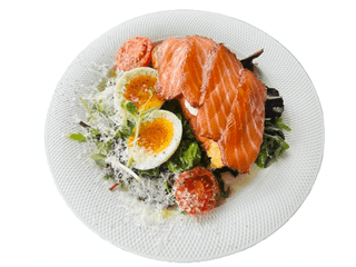 Сніданок з лососем