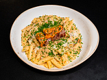 PENNE GORGONZOLA E MAIALE