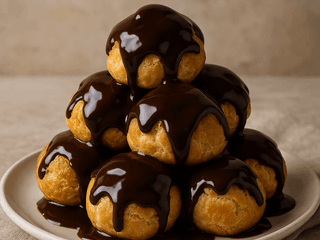 Profiterole al cioccolato