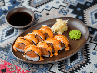 Salmon Shrimp Spicy Unagi