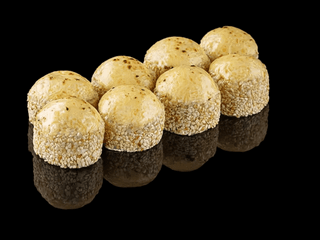 Запечений мікс тунець-лосось теріякі в кунжуті