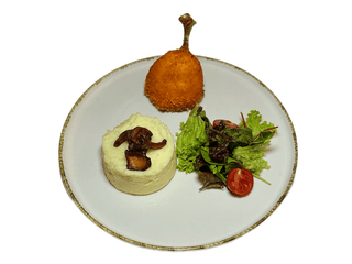 Котлета по-київськи з пюре