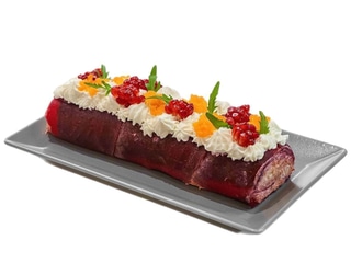 Шуба - рулетик з лососем