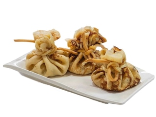 Млинці з грибами та куркою