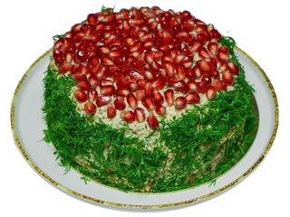 Мʼясний торт