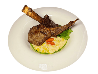 Каре телятини на подушці з кукурудзи