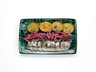 Оселедець з картоплею