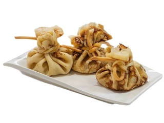 Млинці з грибами та куркою