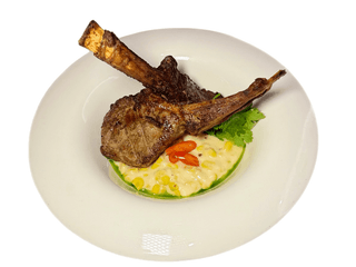 Каре телятини на подушці з кукурудзи