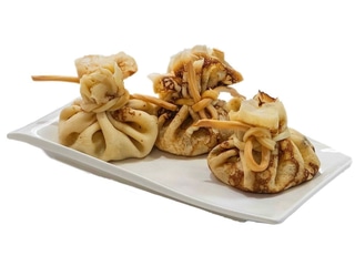 Млинці з грибами та куркою