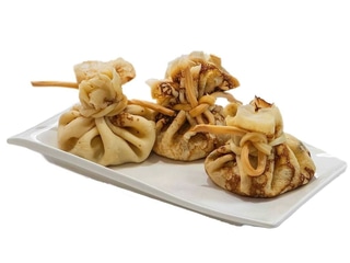 Млинці з грибами та куркою