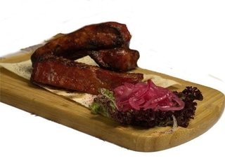 Свинні копчені реберця BBQ