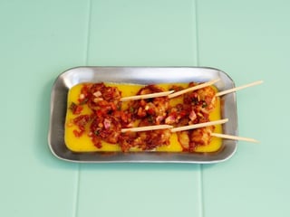Grillowane Krewetki w Sosie Mango
