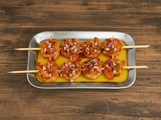 Grillowane Krewetki w Sosie Mango