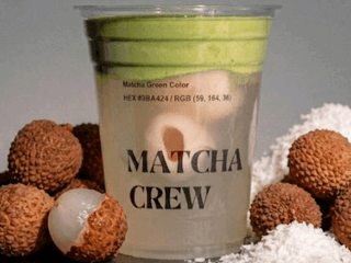 Matcha Cloud Coconut & Lychee