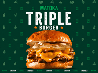 Triple Smashed Burger 🍔🍔🍔