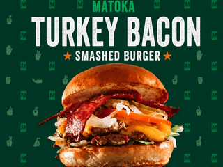 Turkey Bacon Smashed Burger 🥓