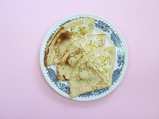 Palačinky se sýrem a medem