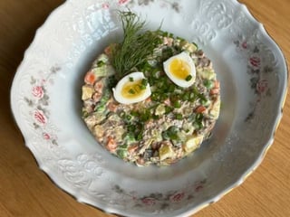 Олівʼє з яловичиною