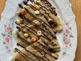 Млинці шоколад -банан