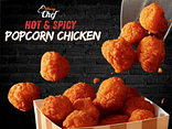 Hot & Spicy Popcorn Chicken 🔥