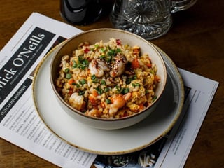 РИС З КРЕВЕТКАМИ ТА ОВОЧАМИ