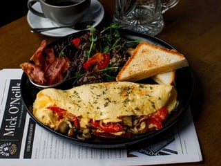 ОМЛЕТ З БЕКОНОМ