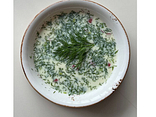 Окрошка по грузинськи з куркою