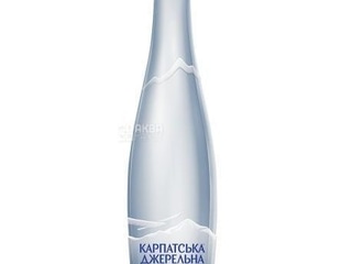 вода карпатська джерельна негазована скло 500