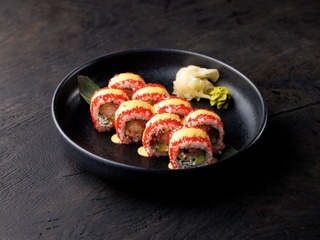 Каліфорнія зі смаженою креветкою