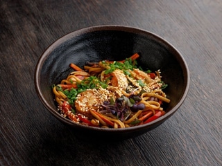 Wok локшина з креветкою
