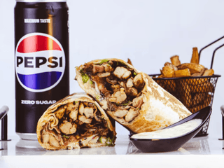 Tortilla s kuřecím masem Menu