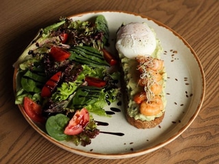 АВОКАДО ТОСТ з креветкою