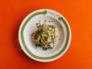 Олів'є з індичкою су-від