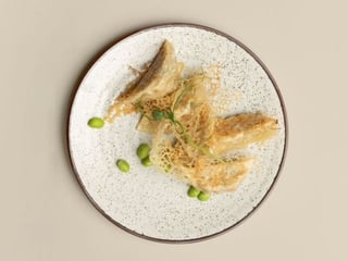 Gyoza zapekané taštičky plnené kuracím mäsom