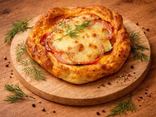 Міні-піца з шинкою 20см