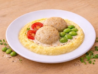 Бейбі котлетки курячі з картопляним пюре